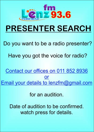 PRESENTER SEARCH